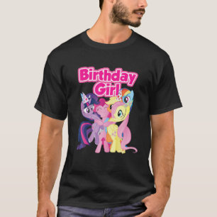 Birthday Girl Pony Horse Unicorn For Princess Kids T-Shirt