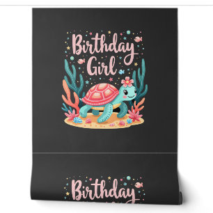 Birthday Girl Sea Turtle Theme Birthday Party Ocea Wallpaper