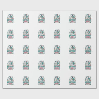 Birthday Girl Sea Turtle Vintage Engraving Shirt_1 Wrapping Paper
