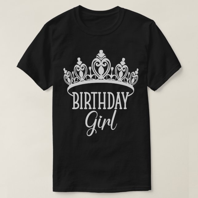 Birthday Girl T-Shirt (Design Front)