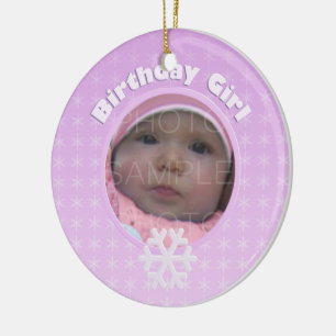 Birthday Girl Winter Onederland ornament