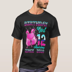 Birthday Girls 12 Since 2010 Pink Backpack For 12t T-Shirt