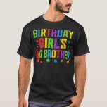 Birthday Girl's Big Brother Blocks Master Brick Bu T-Shirt<br><div class="desc">Birthday Girl's Big Brother Blocks Master Brick Builder Kid</div>