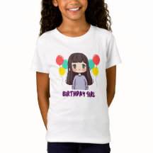 birthday Girls' Fine Jersey T-Shirt