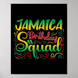 Birthday Girls Jamaica Squad Trip 2025 Party Outfi Poster