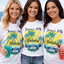 Birthday Girls Party Custom Cruise Summer Vacation