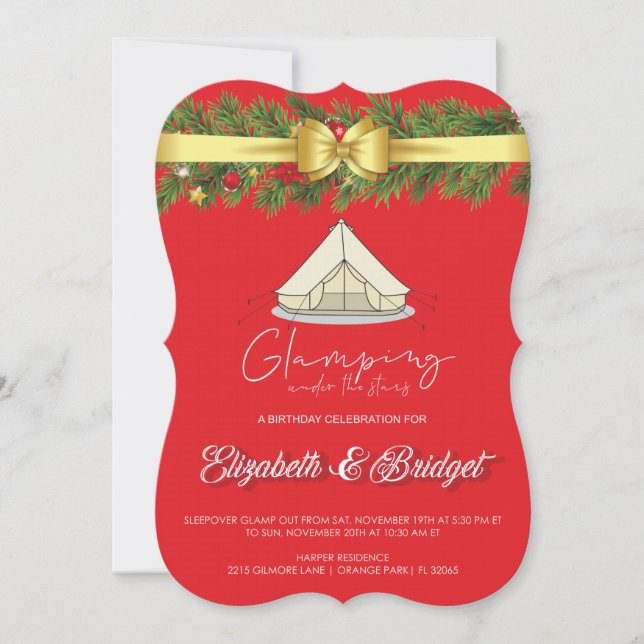 Birthday Glamping (Front)