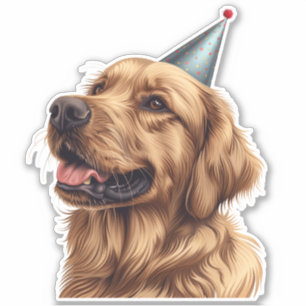 Birthday Golden Retriever Dog