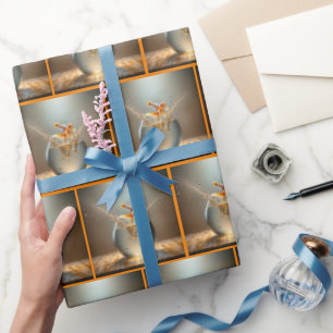 Birthday Goldfish Jumping Out of Fishbowl Wrapping Paper