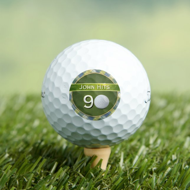  Birthday Golf / Golfing / Golfer Theme Balls (Insitu Tee)