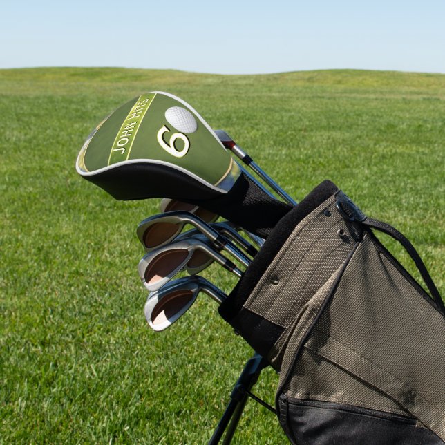  Birthday Golf / Golfing / Golfer Theme Head Cover (In Situ)