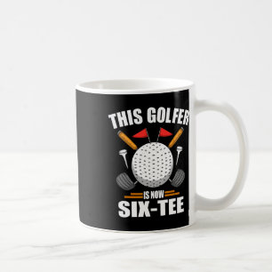 Birthday Golf Shirts For Men 60th Year Old Golfer Coffee Mug