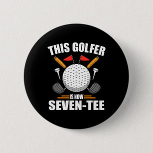 Birthday Golf Shirts For Men 70th Year Old Golfer 6 Cm Round Badge