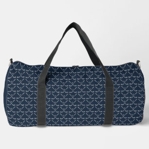 Birthday Golfer Ball 80th Sports Player Navy Blue Duffle Bag