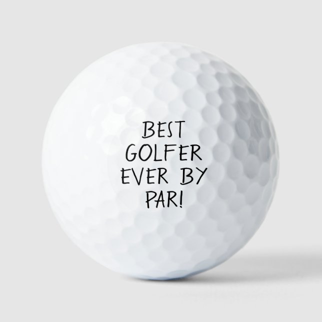 Birthday Golfer Funny 50th happy Dad Golf Balls (Front)