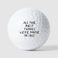 Birthday Golfer Funny 60th happy Dad Golf Balls