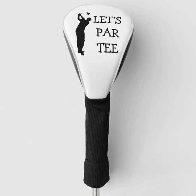 Birthday Golfer Funny 70th happy Dad Par Golf Head Cover (Front)
