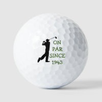 Birthday Golfer Funny 80th happy Dad Par