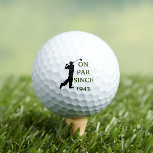 Birthday Golfer Funny 80th happy Dad Par Golf Balls