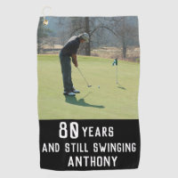 Birthday Golfer Funny 80th happy Dad Par Photo