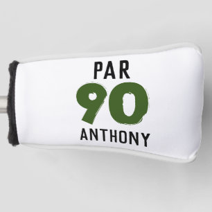 Birthday Golfer Funny 90th happy Dad Par Golf Head Cover