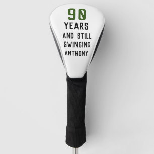 Birthday Golfer Funny 90th happy Dad Par Golf Head Cover