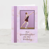 Birthday, Granddaughter, Ballerina