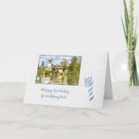 Birthday, Granddaughter, Versailles, France, Card