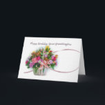 Birthday, Great Granddaughter, Flower Basket Card<br><div class="desc">This lovely flower basket is a perfect and colorful way to wish someone special a happy birthday.</div>