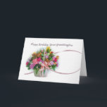 Birthday, Great Granddaughter, Flower Basket Card<br><div class="desc">This lovely flower basket is a perfect and colorful way to wish someone special a happy birthday.</div>