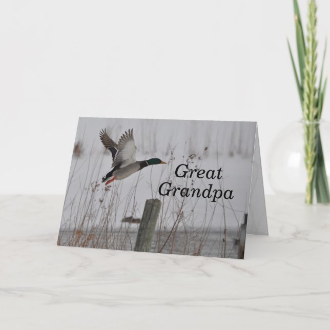 Birthday Great Grandpa Card (Front)