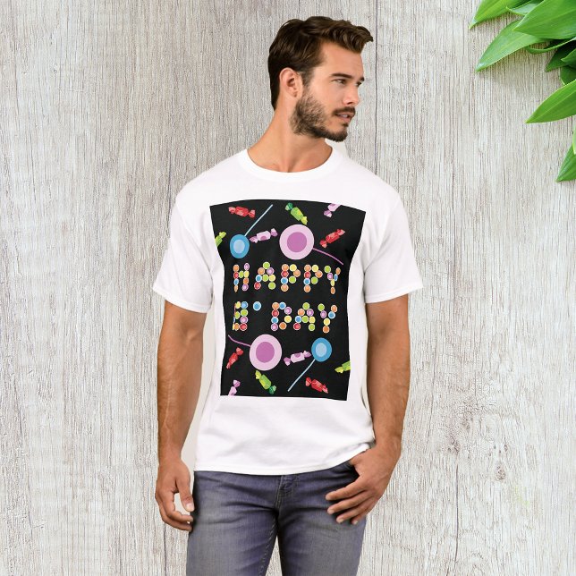 Birthday Greeting Candles T-Shirt (Creator Uploaded)
