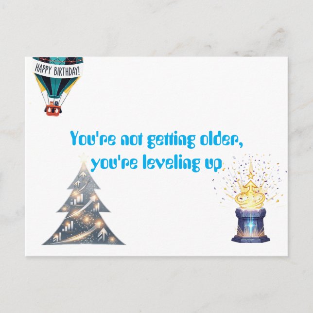 Birthday greeting card (Front)