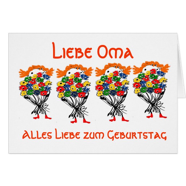 birthday greeting card (Front Horizontal)