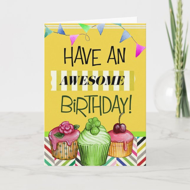 Birthday Greeting Card (Front)