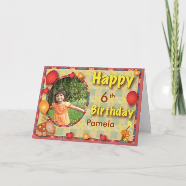 Birthday Greeting Card for all ages (Front)