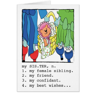 sister birthday cards invitations zazzlecomau