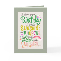 Birthday, Greeting Card, Vertical