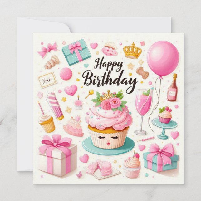 Birthday Greeting Cards  (Front)
