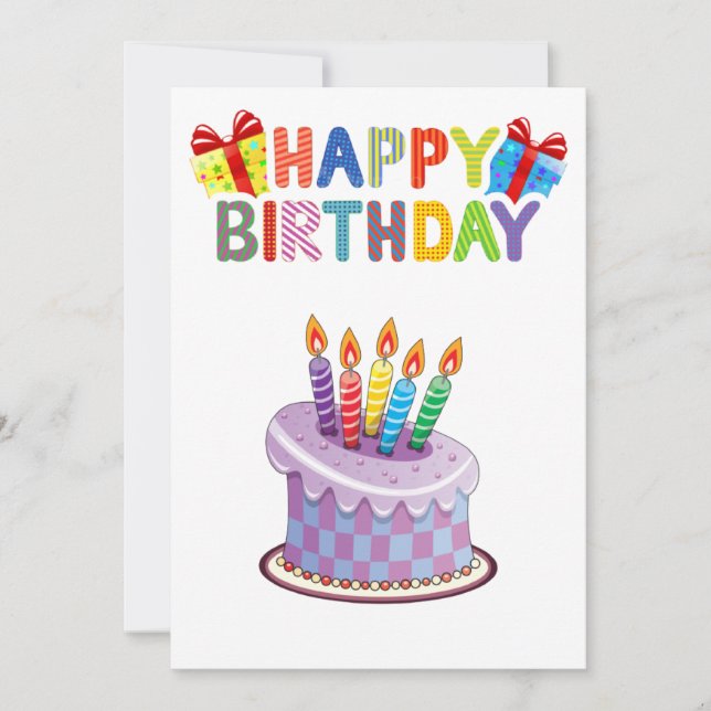 birthday greeting cards (Front)