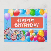 birthday greeting cards for children Postcard