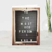 Birthday| Greeting |OCD| Humour| letter board