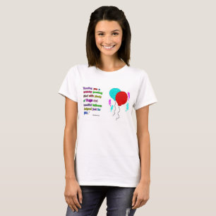 Birthday Greeting Quote Women's Basic T Shirt