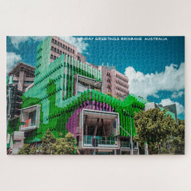 Birthday Greetings Brisbane Australia Jigsaw Puzzle (Horizontal)