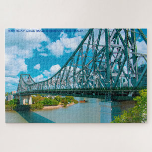 Birthday Greetings Brisbane Australia Jigsaw Puzzle