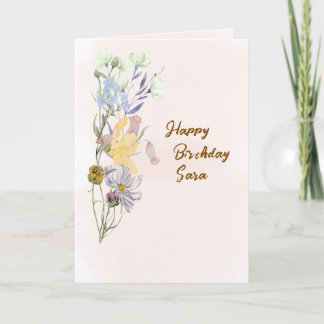 Birthday Greetings Card 