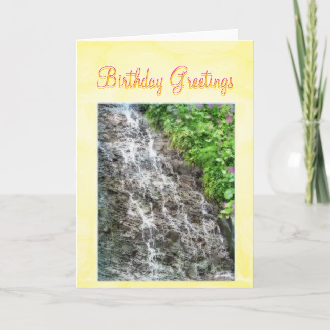 Birthday Greetings Card (Front)