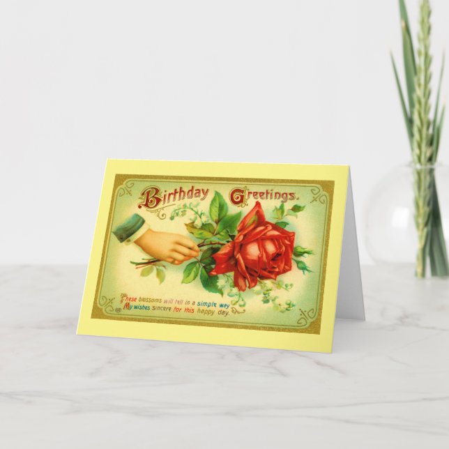 Birthday Greetings Card (Front)