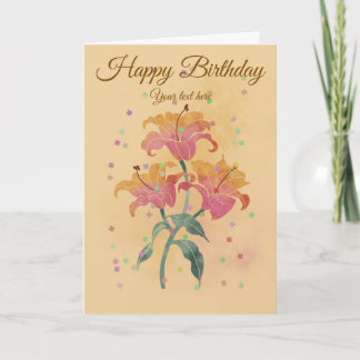Birthday Greetings Card