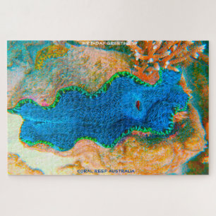 Birthday Greetings Coral Reef Australia Jigsaw Puzzle